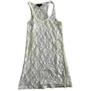 G  21 lace white tank top